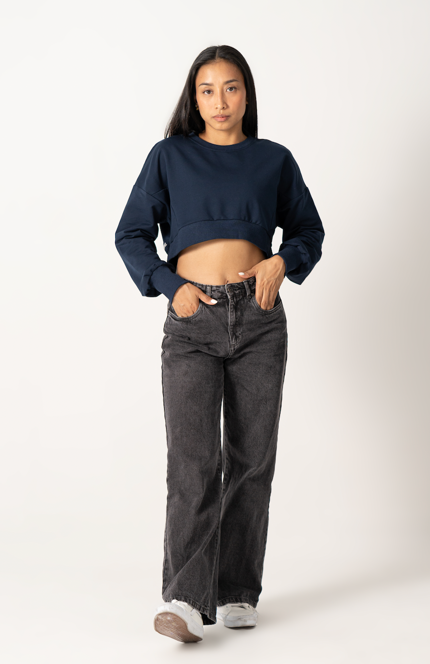 Super crop sweater 2